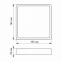 LED Світильник накладний квадрат VIDEX VL-DLSS-185 18W 5000K White - фото 4