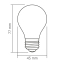 LED лампа VIDEX Filament VL-DG45MO 4W E27 3000K Porcelain dimmable - фото 3