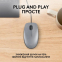 Миша Logitech M110 Silent-MID GRAY-USB-AKOYA - фото 8