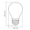 LED лампа VIDEX Filament VL-DA60MO 4W E27 3000K Porcelain dimmable - фото 3 LED лампа VIDEX Filament VL-DA60MO 4W E27 3000K Porcelain dimmable - фото 3