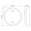 LED світильник IP65 круглий VIDEX VL-BH12R-185-S 18W 5000K сенсорний - фото 5