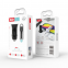 Зарядний пристрій XO TZ10 2.4A/2 USB + microUSB Black  - фото 2