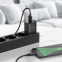 Мережевий зарядний пристрій Hoco C140A Smart QC3.0 18W USB-A + Type-C Cable Black - фото 5.