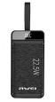 Зовнішній акумулятор Awei P-140 K 30000 mAh Black - фото 3.