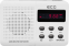 Радио ECG R 155 U White - фото 3.