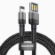 USB кабель Baseus CALKLF-HG1 black/grey Lightning  - фото 3.