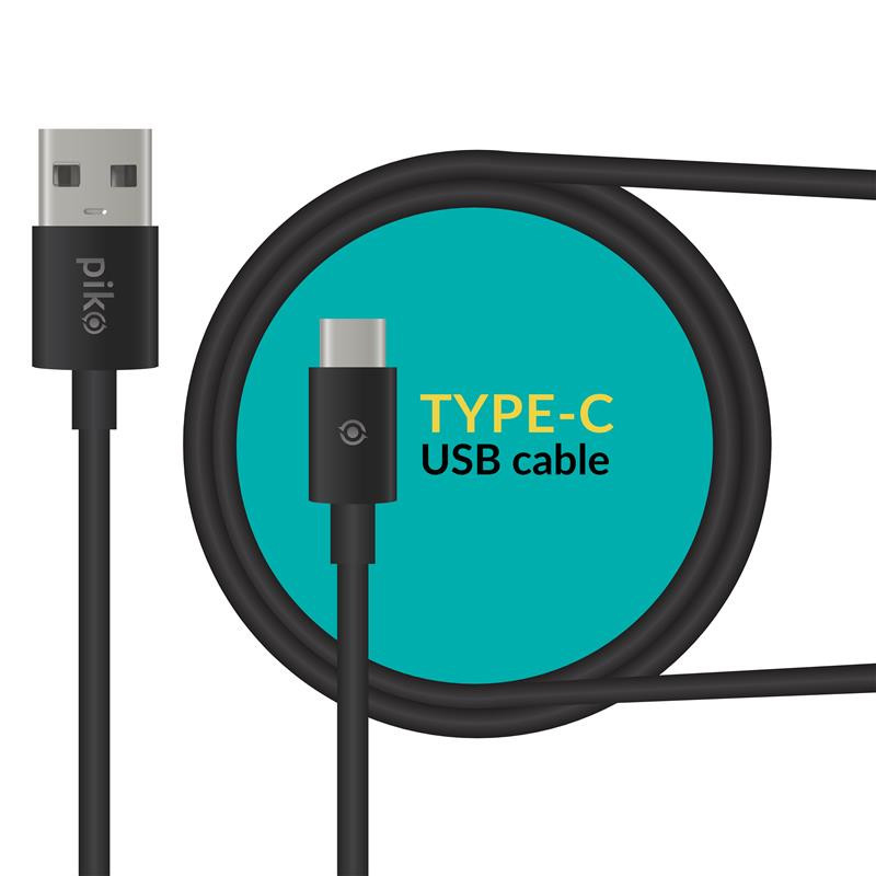 USB кабель Piko CB-UT11 USB Type-C 1.2 м Black - фото 2.
