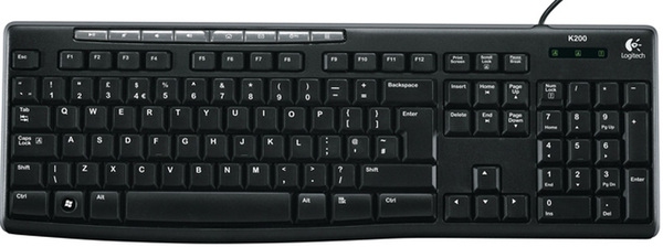 Клавиатура LOGITECH Keyboard K200 EOM - фото 2.