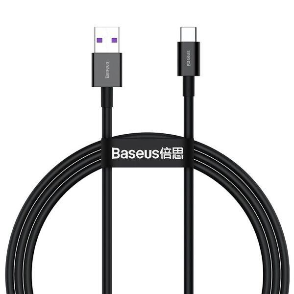 Кабель Baseus Superior Series Type-C 6A 1м Black (CATYS-01) - фото 2.