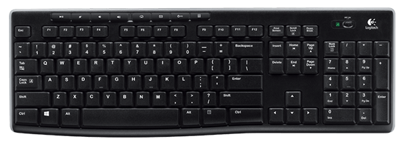 Клавиатура Logitech K270 Wireless Keyboard (920-003757) - фото 2.