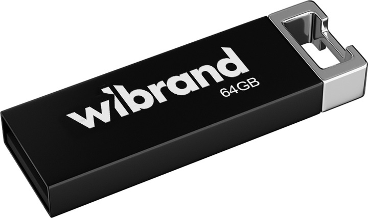 USB-флеш-накопичувач Wibrand 64 GB Сhameleon Black (WI2.0/CH64U6B) - фото 2.
