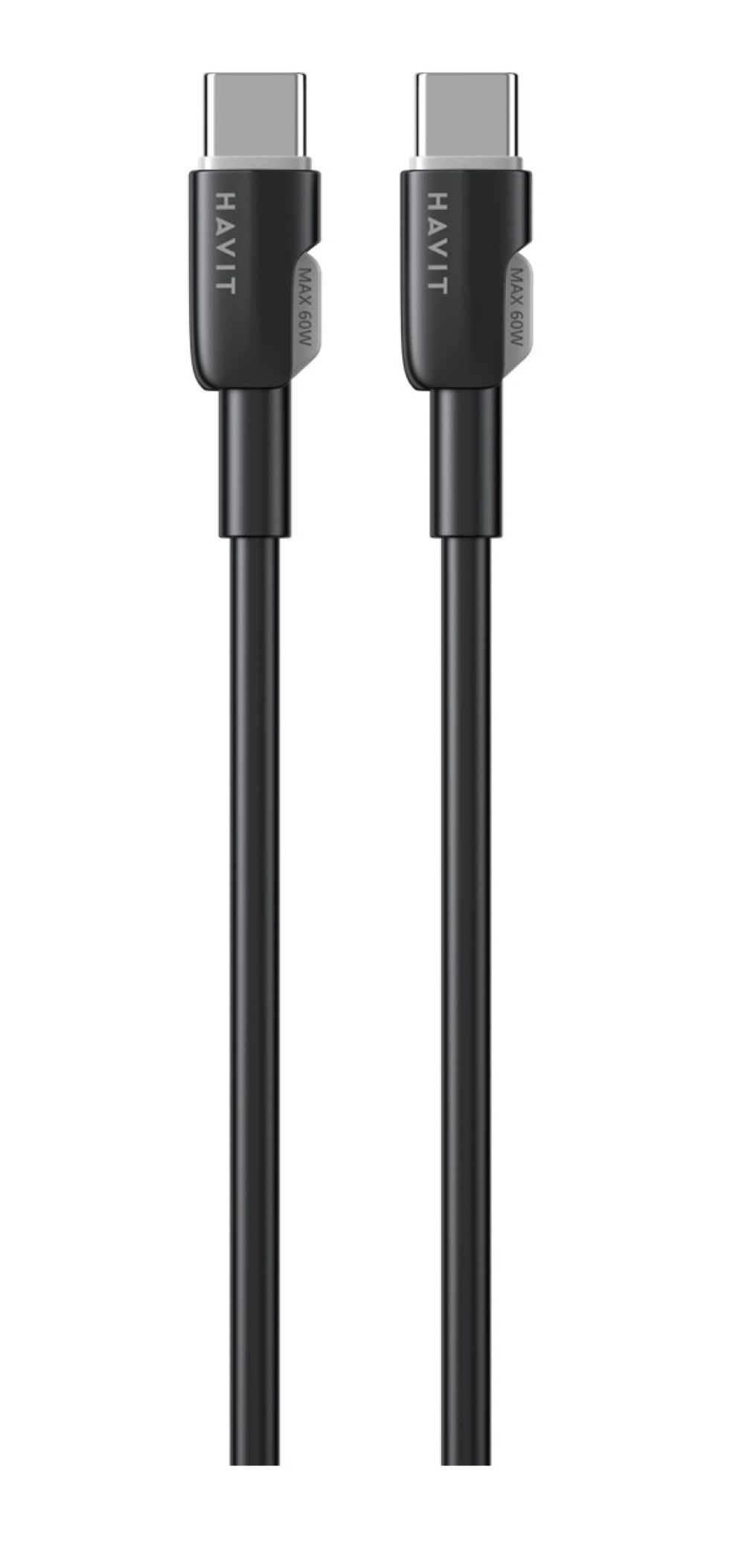 Кабель Havit HV-CB 308 C Type-C 3А 1м Black  - фото 2.