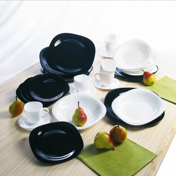 Столовый сервиз Luminarc Carine White&Black D2382 - фото 2.