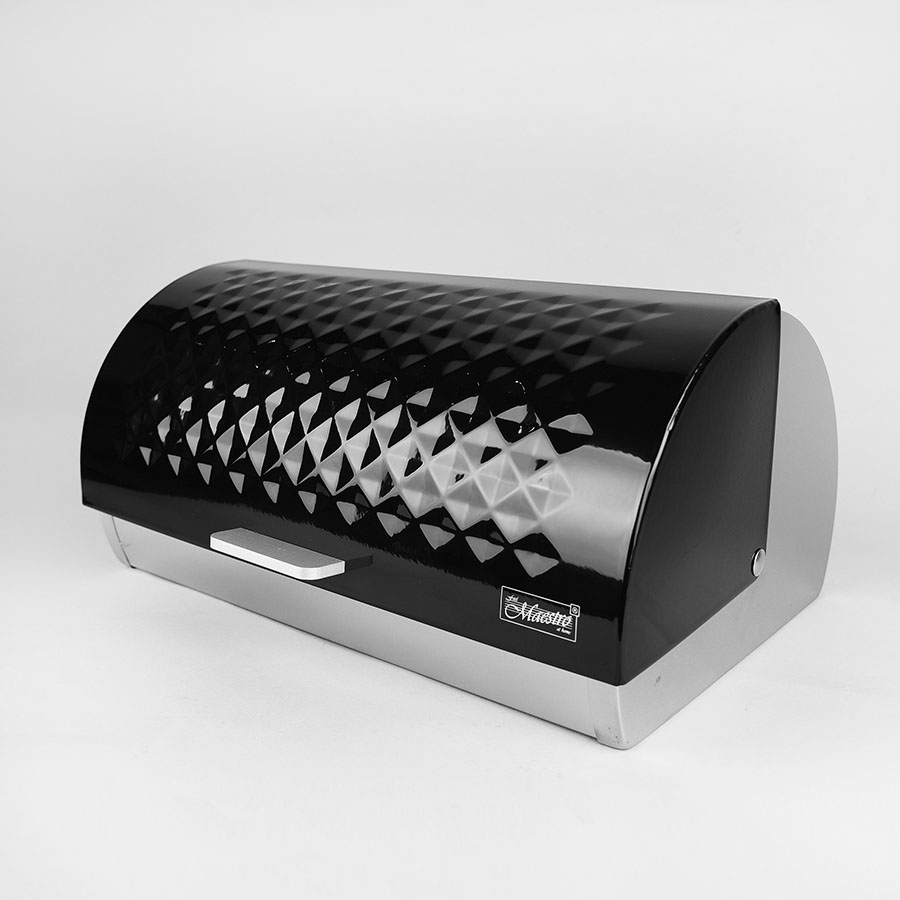 Хлебница Maestro MR-1676-black - фото 2.
