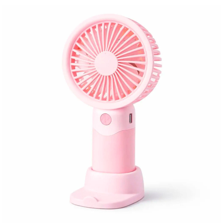 Портативний вентилятор Mini Fan SD-30 рожевий