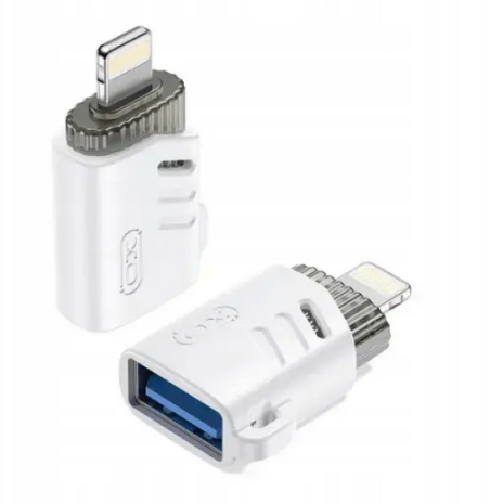 Адаптер-перехідник XO NB256A USB-A to Lightning White