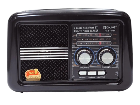 Радіо Golon RX-BT978S Black