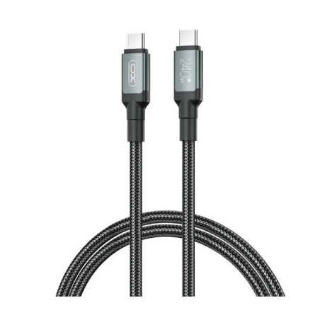 Кабель XO NB-Q264A Type-C 240Вт 1м Black