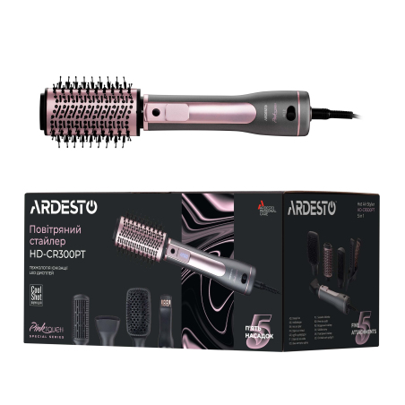 Фен-щітка Ardesto HD-CR 300 PT Rose
