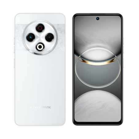 Смартфон TECNO Spark 30 (KL6) 6.78" 8/256ГБ 5000 мА•год Astral Ice