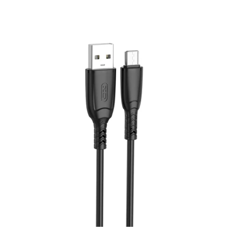 Кабель XO NB245 microUsb 2.4А 1м Black