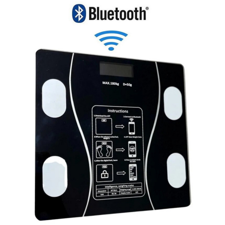 Смарт вага підлогова Smart 17A Bluetooth Black