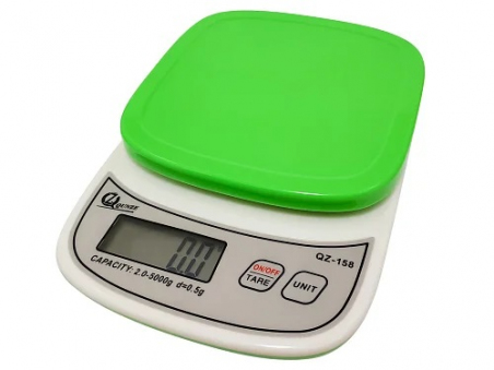 Весы кухонные Lux QZ-158 Green