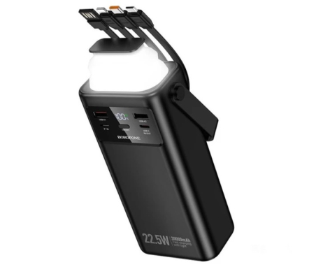 Зовнішній акумулятор Borofone BJ-65 30000 mAh Black