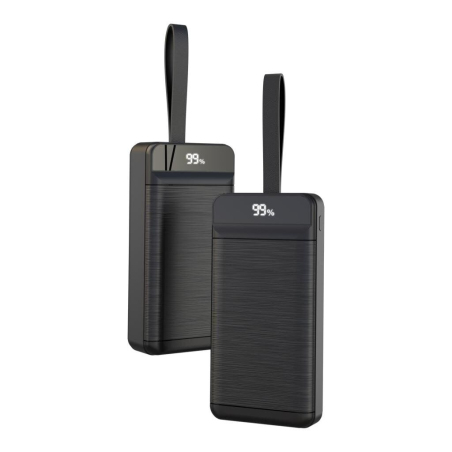 Зовнішній акумулятор PR156 30000 mAh PD20W + QC 3.0 22.5W Black