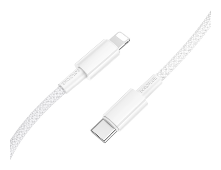 Кабель Borofone BX117 Source Type-C to Lightning White