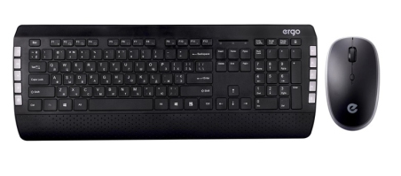 Клавіатура+миша Ergo KM-850 WL Black