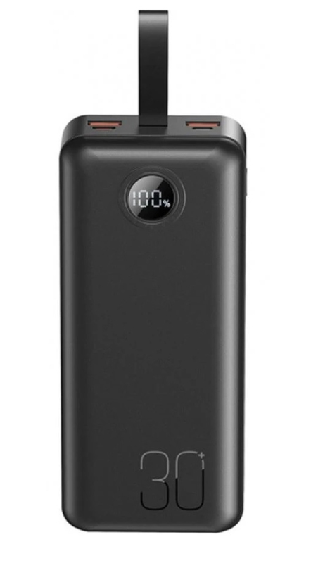 Зовнішній акумулятор XO PR240 30000 мАг Black Зовнішній акумулятор XO PR240 30000 мАг Black