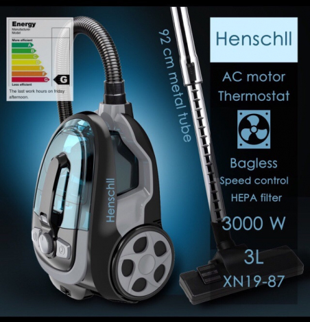 Пылесос Henschll XN19-87 blue