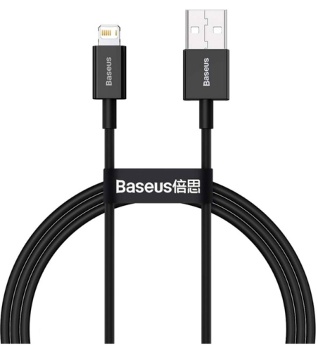 Кабель Baseus Superior Series Lightning 2.4A 2м Black (CALYS-C01)
