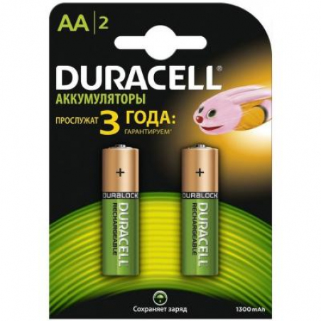 Акумулятори Duracell AA 1300mAh NiMh 2шт
