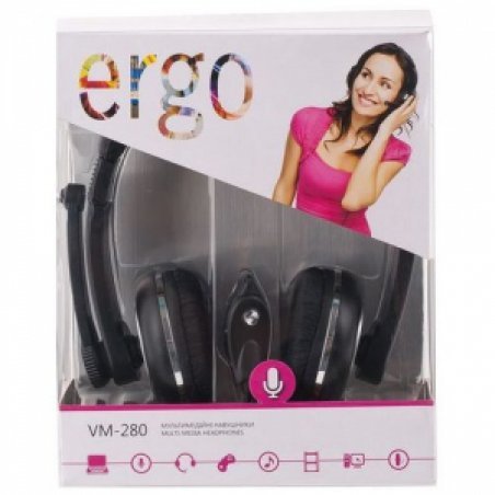 Навушники Ergo VM-280 Black