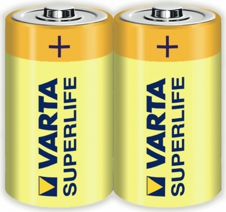 Батарейки Varta Superlife D (R20) 2шт.