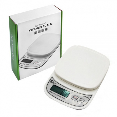 Весы кухонные Lux QZ-158 White