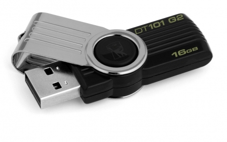 USB-флеш-накопичувач Kingston DataTraveler 101 G2 16GB (DT101G2/16GB) Black