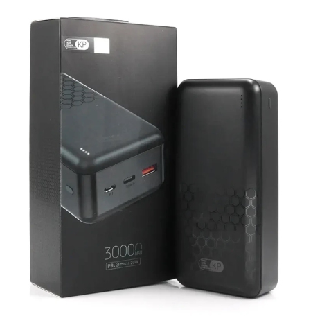 Зовнішній акумулятор King Power KP-33 30000 mAh Black