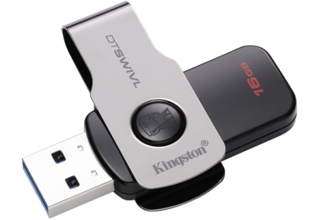 USB-флеш-накопичувач Kingston DT SWIVL 16GB USB3.1 (DTSWIVL/16GB)