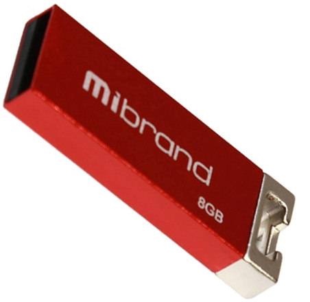 USB-флеш-накопитель Mibrand 8 GB Chameleon Red (MI2.0/CH8U6R)