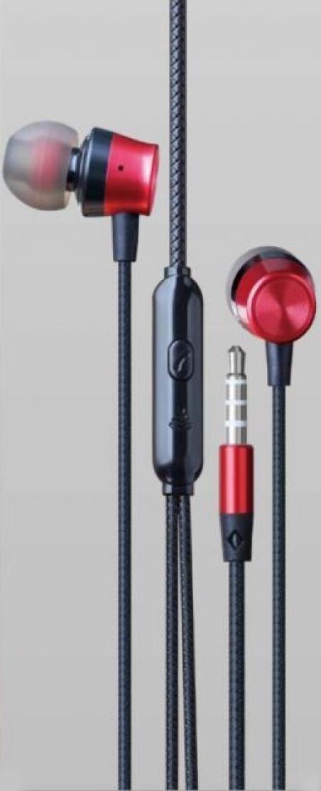 Гарнітура Grunhelm GEP-02 R red/black