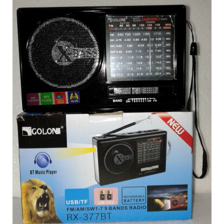 Радіо Golon RX-377 Black Радіо Golon RX-377 Black