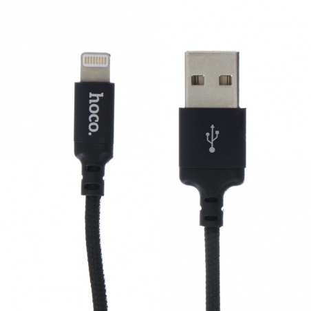 USB кабель Hoco X14 Lightning-USB 1m Black