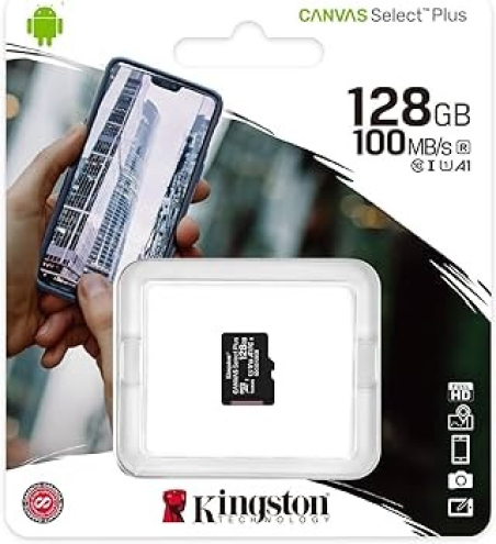 Карта пам'яті Kingston microSDCS128 GB Canvas Select Plus (SDCS2/128GBSP)