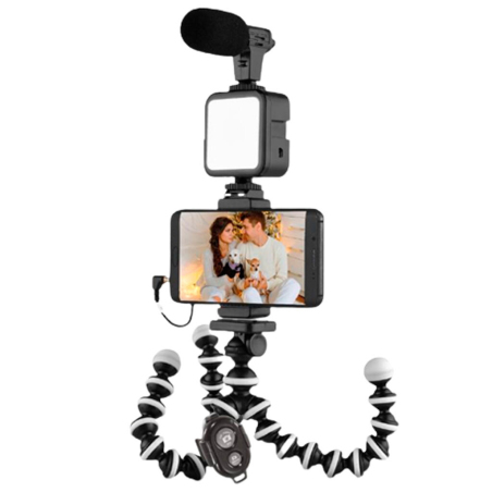 Трипод для смартфона Piko Vlogging Kit PVK-03LM Трипод для смартфона Piko Vlogging Kit PVK-03LM