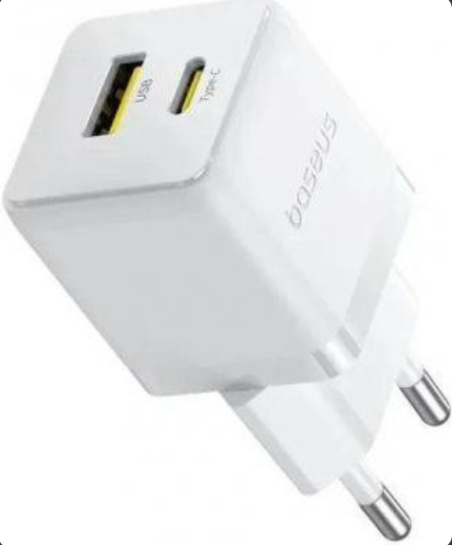 Назва товару: Мережевий зарядний пристрій Baseus Palm Fast Charger 20W (P10111608113-00)