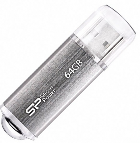 USB-флеш-накопичувач Silicon Power 64 GB Ultima II I-Series Silver SP064GBUF2M01V1S