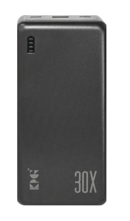 Зовнішній акумулятор King Power KP-34 30000 mAh Black Зовнішній акумулятор King Power KP-34 30000 mAh Black
